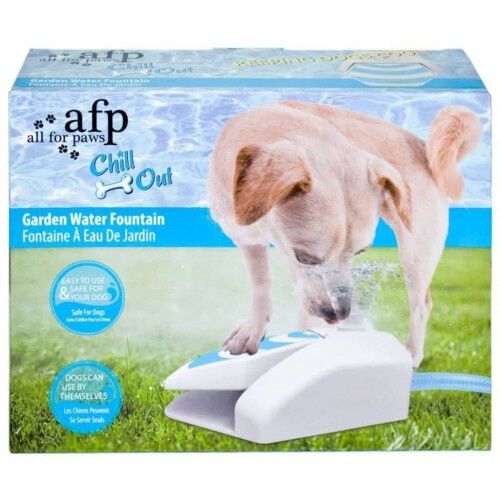 Fuente bebedero juguete para perros color Blanco y Azul, , large Imagen numero 4