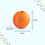 BECO Pelota Portagolosinas de Goma Naranja para perros, , large indicador imagen numero 3