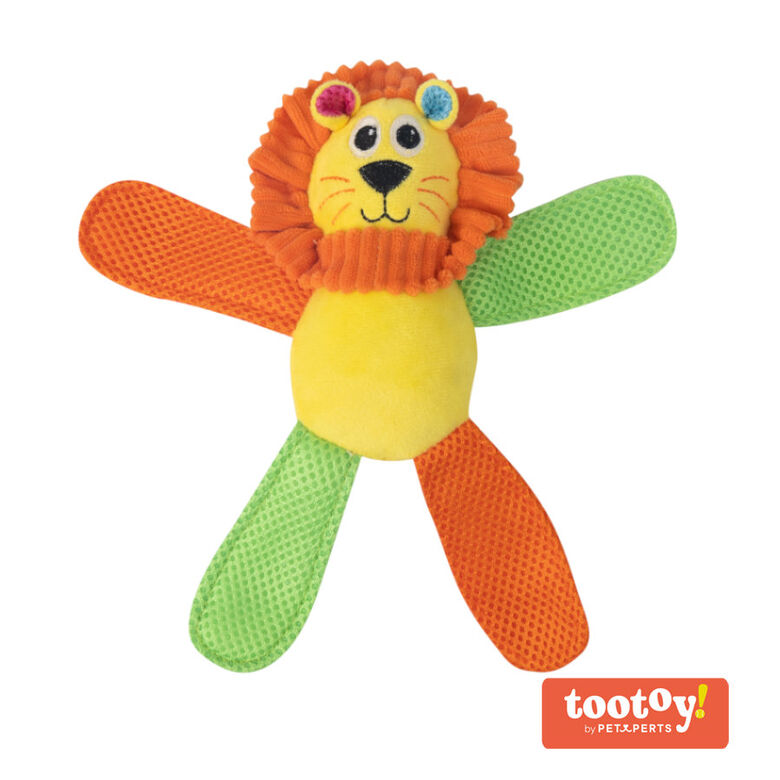 Tootoy! Chew Fetch It Lion Multicolor peluche para perros thumbnail