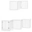 vidaXL Puerta de perros plegable 15 paneles madera &aacute;lamo blanca 750 cm, , large indicador imagen numero 9
