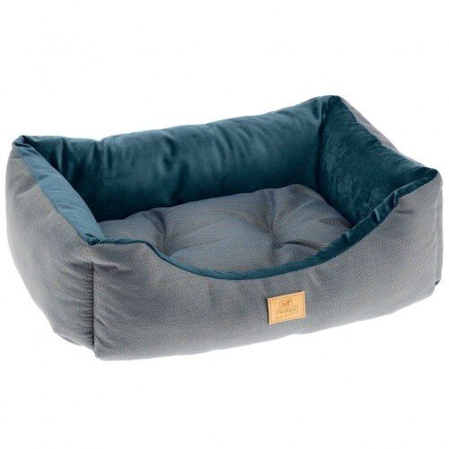 Ferplast Chester Cama Acolchada Azul para mascotas, , large Imagen numero 1