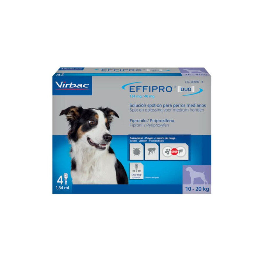 Effipro Duo pipetas antiparásitos para perros