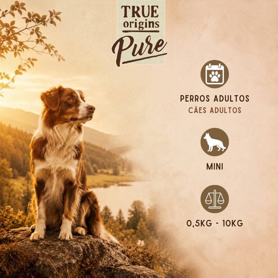 3 kg True Origins Pure Grain Free Adult Mini Salm&oacute;n pienso para perros, , large Imagen numero 3