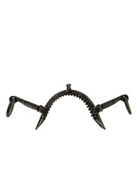 Muserola fragua | Pilares largos | Equipamiento para el caballo | Producto de Guarnicioner&iacute;a | Tradici&oacute;n artesana | Color Acero | Los Nietos