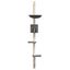 vidaXL &Aacute;rbol rascador para gatos de pared gris oscuro 187 cm, , large indicador imagen numero 4