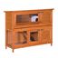 PawHut conejera de madera exterior para conejos, , large indicador imagen numero 1