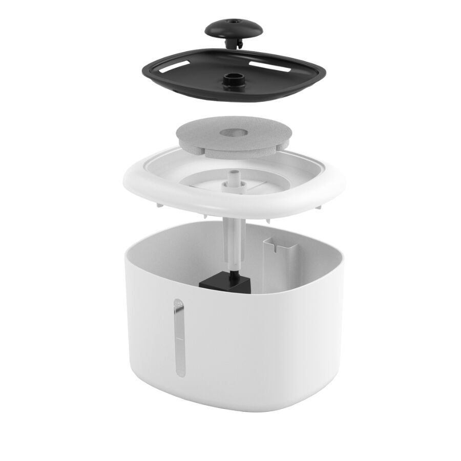 Wuapu Fuente de Agua Blanca para mascotas thumbnail