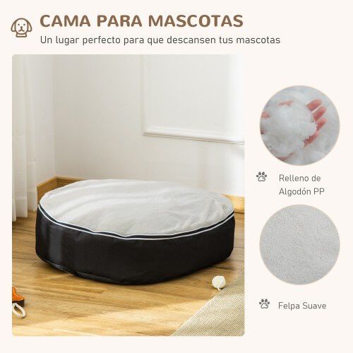 Cama para mascotas color Gris y Negro, , large Imagen numero 4