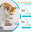 Nobleza - Comedero Gato con 0°y 15°Ángulo Ajustable, Cuenco con Soporte Elevado, Comedero Doble Transparente para Perro y Gato, Base de Silicona Antideslizante Comedero para Gatos ( 2 Tazones), , large indicador imagen numero 3