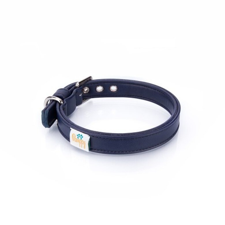 Collar de cuero vegano Pamppy Cher color Azul, , large image number null