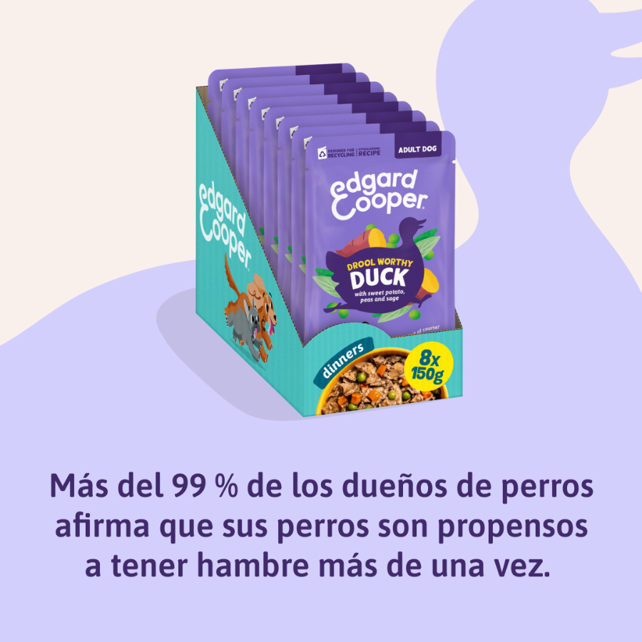 150 g Edgard & Cooper Adult Grain Free Pato sobres para perros, , large Imagen numero 7