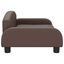 vidaXL Cama para perros de cuero sintético marrón 70x45x30 cm, , large indicador imagen numero 4