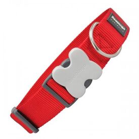 Collar liso extra ancho color Rojo