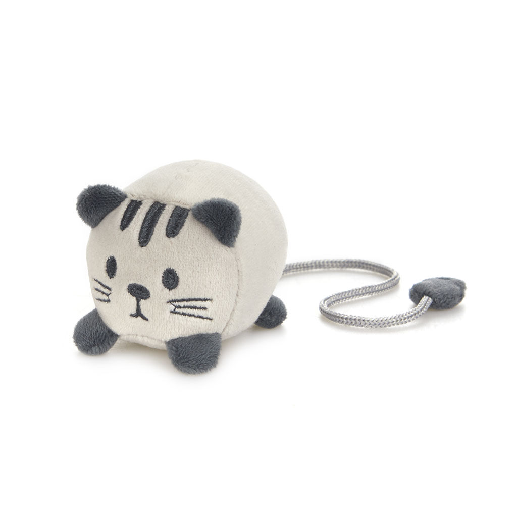 Balvi Marcap&aacute;ginas Kitty Color gris Divertido punto de libro en forma de gato Poli&eacute;ster, , large Imagen numero 1