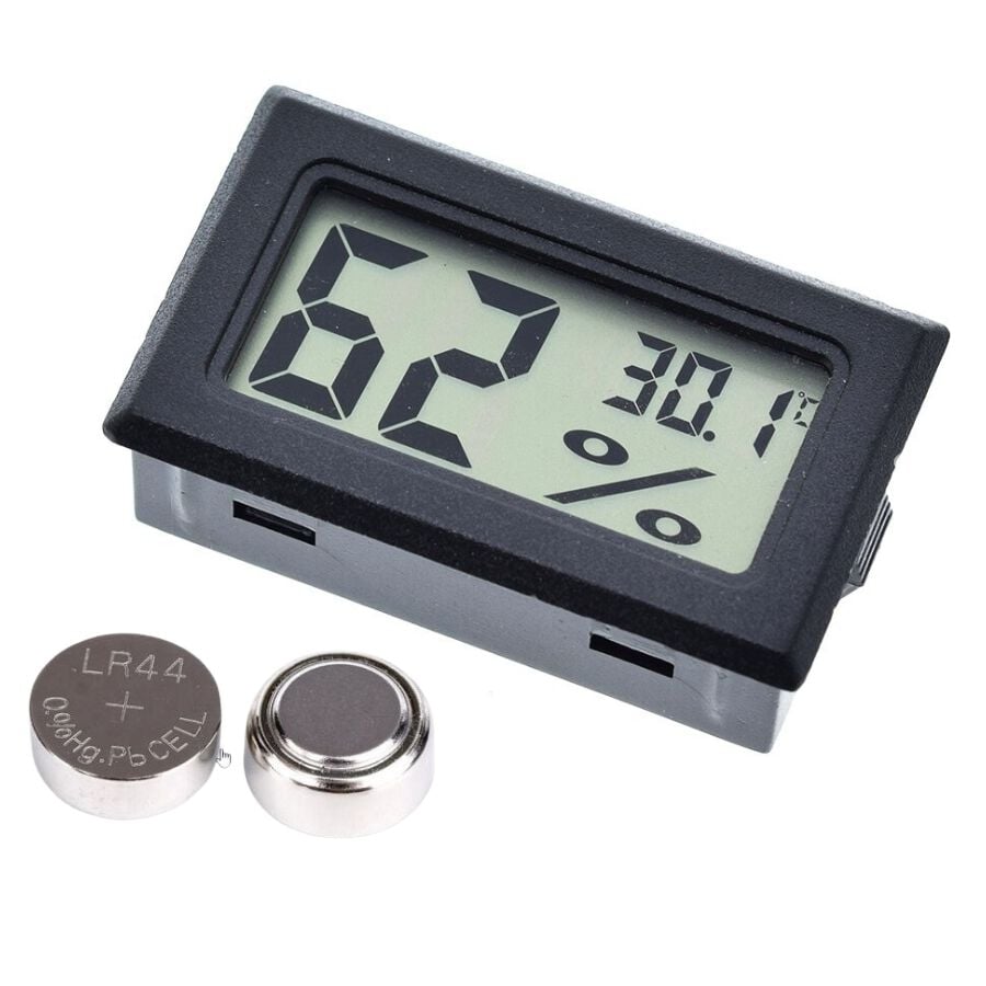 ReptilHábitat Medidor de temperatura y humedad sin sonda para terrarios