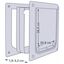 Puerta para perro mediano y grandes color Blanco, , large indicador imagen numero 4