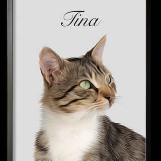 MascoZoom Retrato personalizado de tu mascota