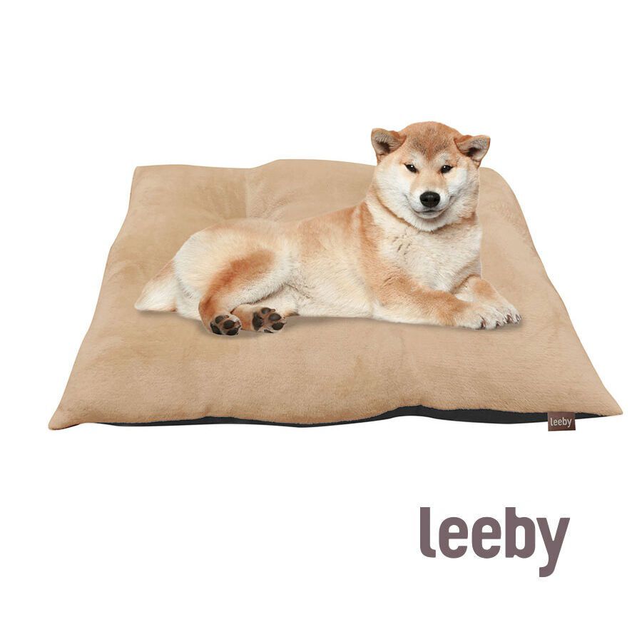 Leeby Cojín Acolchado Beige para perros thumbnail