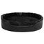 Vidaxl sofá acolchado ovalado con cojín negro para perros, , large indicador imagen numero 6