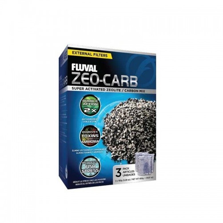 Fluval zeo carb limpiador acuario, , large image number null