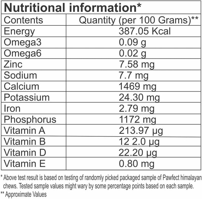 Pawfect Masticables dentales de queso del Himalaya para perros thumbnail