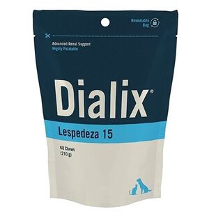 Vetnova Dialix lespedeza 15 suplemento renal para mascotas