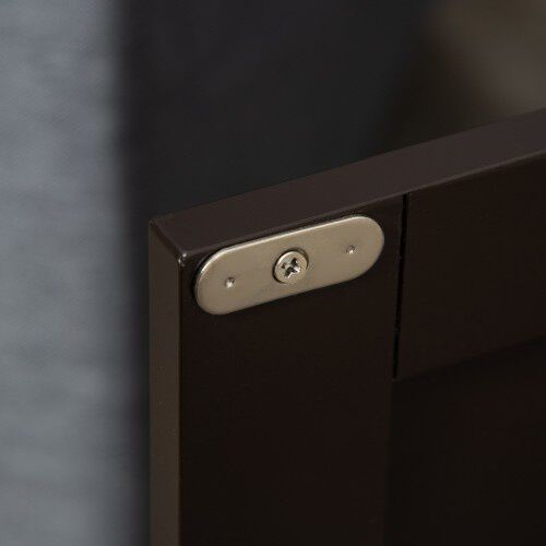 PawHut casa de madera y mueble arenero marr&oacute;n para gatos, , large Imagen numero 5