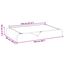 vidaXL Cama elevada para perros  negra 150x90x20 cm textilene y acero, , large indicador imagen numero 5