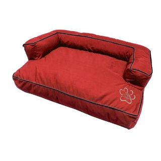 Confort pet sofa florida impermeable rojo para perros