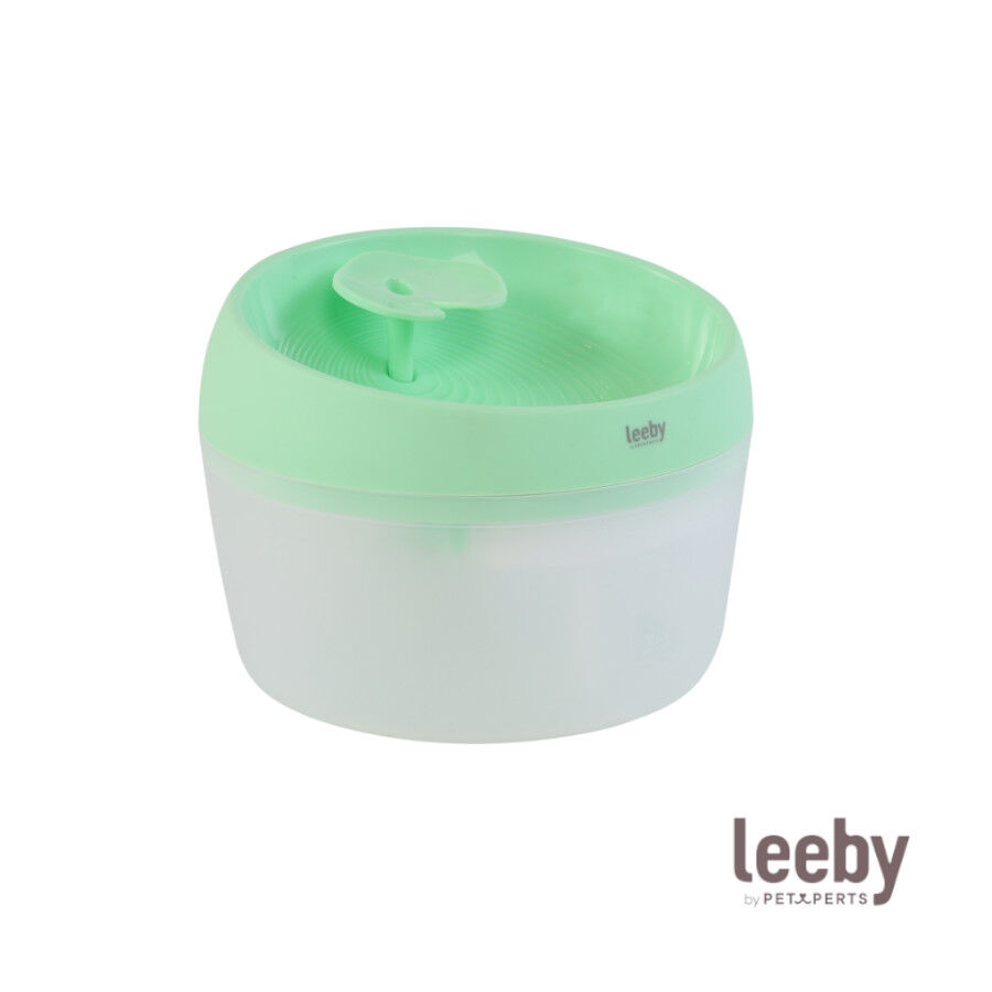 Leeby Fuente de Agua Verde para perros y gatos, , large Imagen numero 2