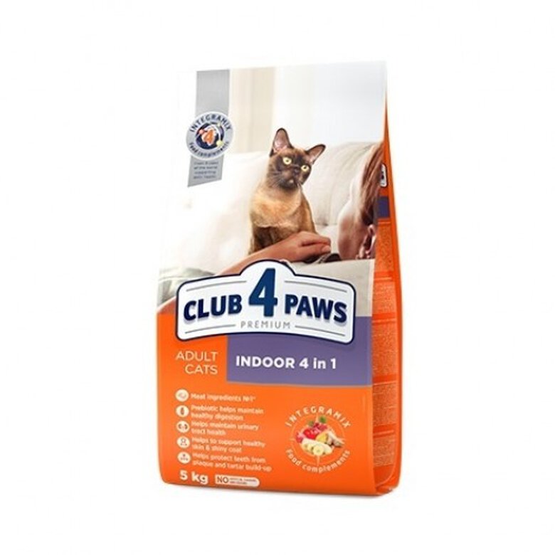 Club 4 Paws INDOOR 4 en 1 pienso seco para gatos Pollo, , large image number null