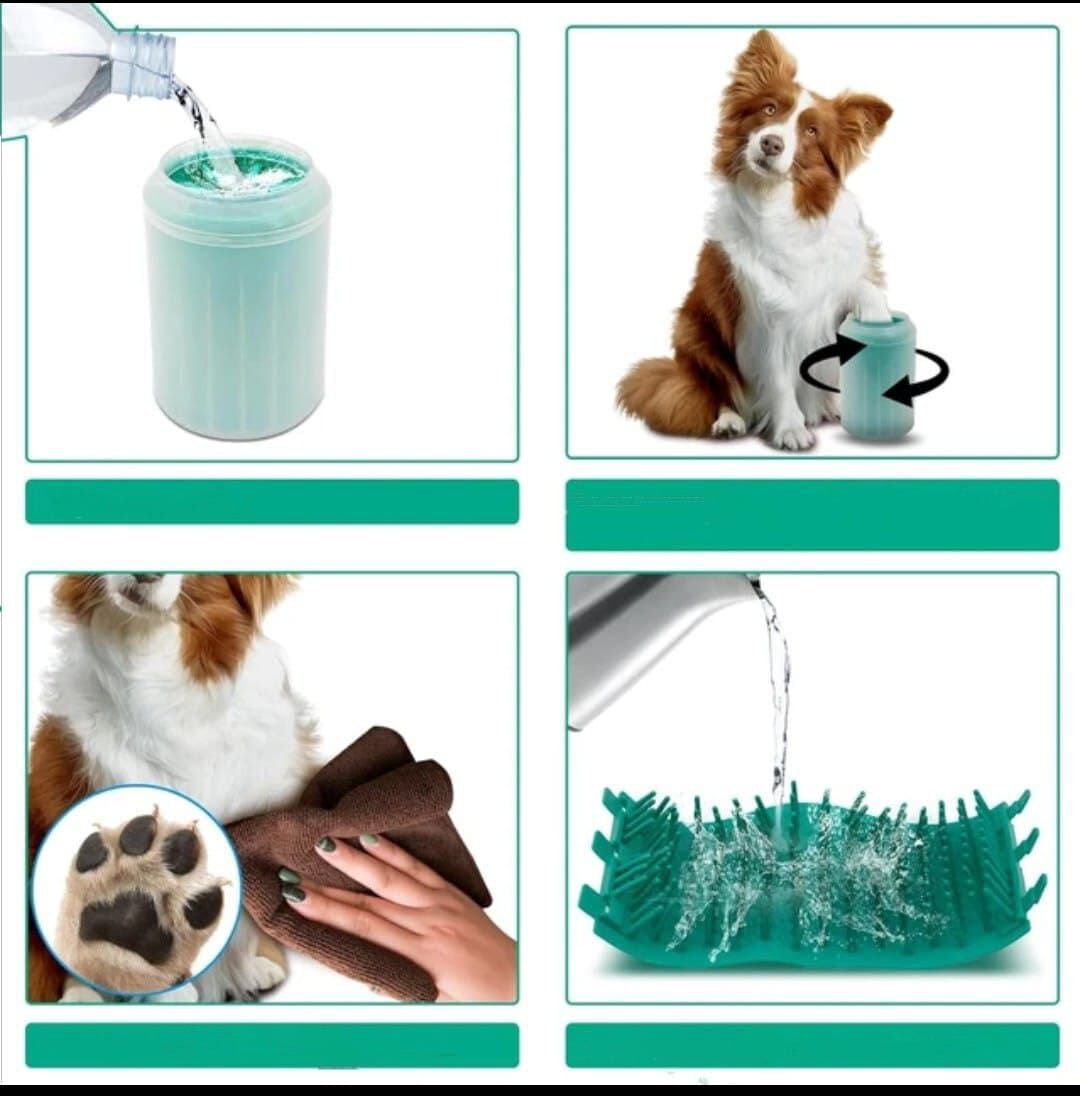 Komypets Limpiador de patas para mascotas color verde thumbnail