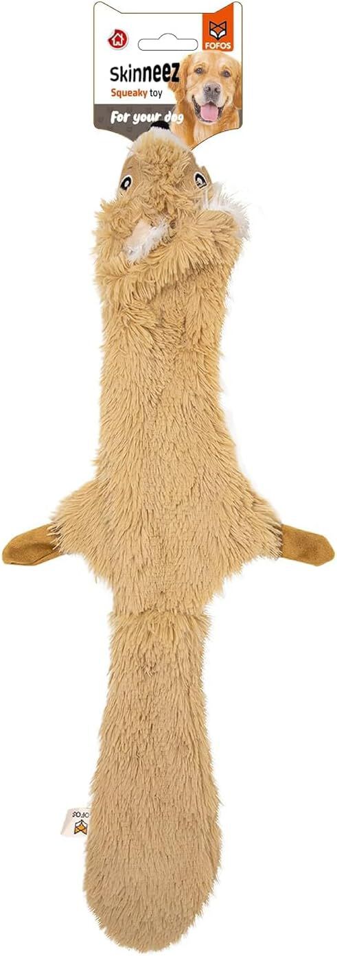 FOFOS | Peluche Ardilla (Sin Relleno con Sonido) - Para Perro, , large Imagen numero 1