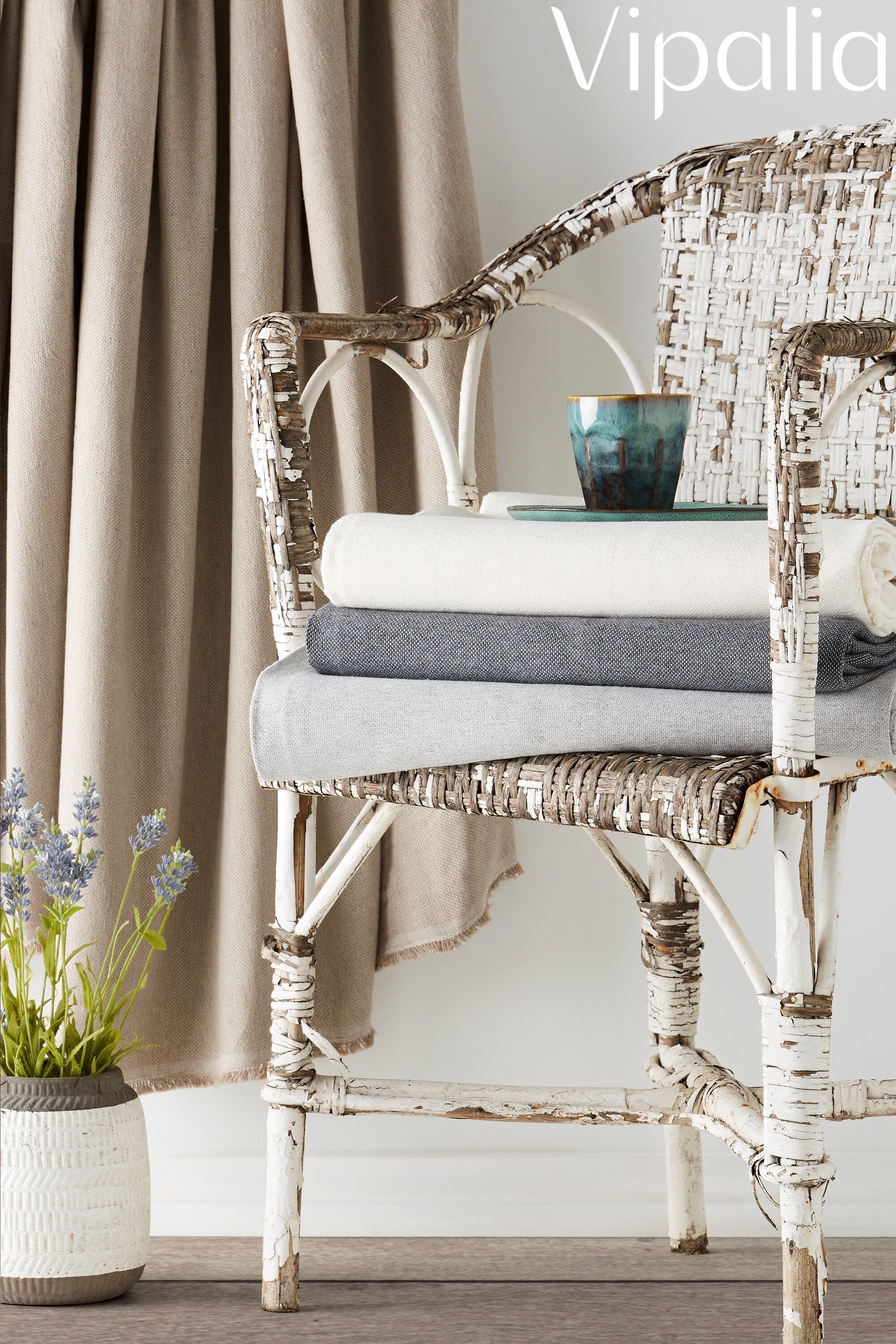 Plaid  Liso180x260 cm  Beige, , large Imagen numero 5