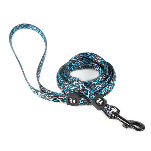 TK-Pet Safari correa para gatos print pantera azul Imagen numero 1