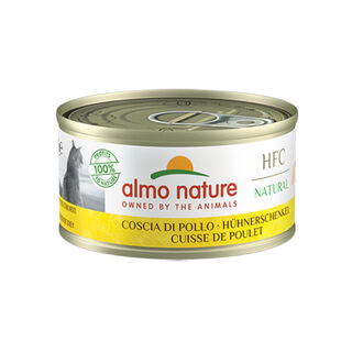 Almo Nature HFC Muslo de Pollo lata para gatos 