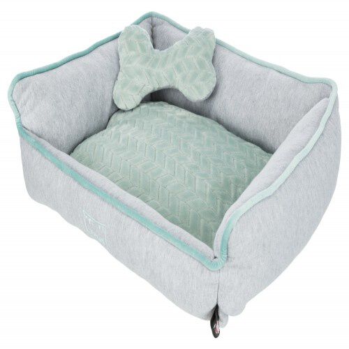 Trixie Junior Cama Gris y Verde para perros, , large Imagen numero 2