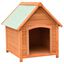 Caseta de madera para perros color Madera, , large indicador imagen numero 1