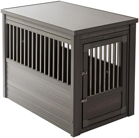 FINCA CASAREJO Jaula Confort Modelo Arkansas gris  Perrera de Interior para Perros thumbnail