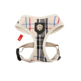 Arnés para perros Junior Soft ajustable al cuerpo beige