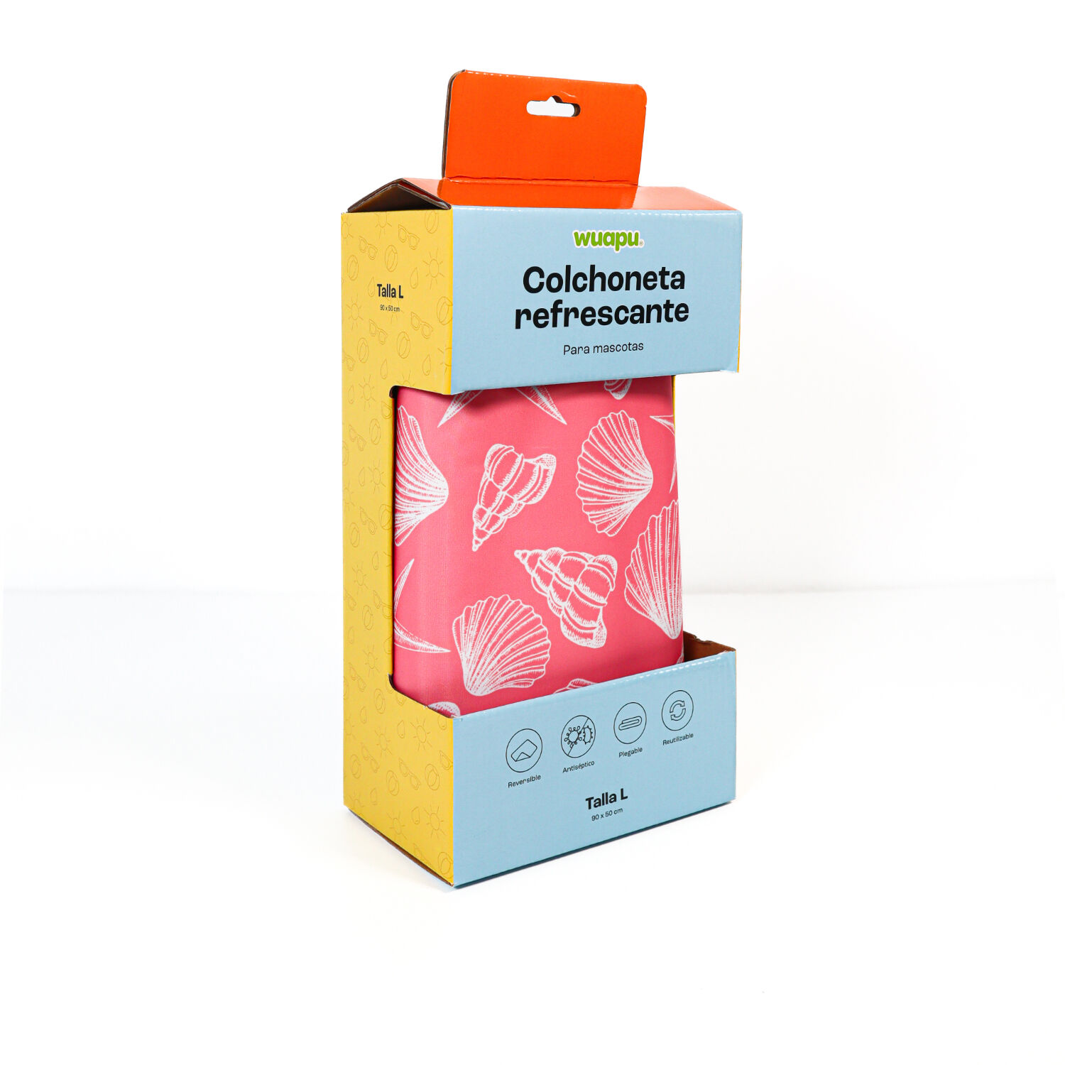 Colchoneta de gel refrescante estampado coral BAHAMAS WUAPU, , large Imagen numero 4