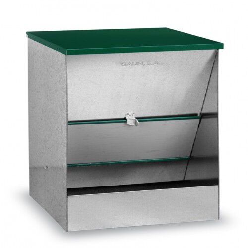 Comedero estilo tolva para perros color Verde, , large Imagen numero 1