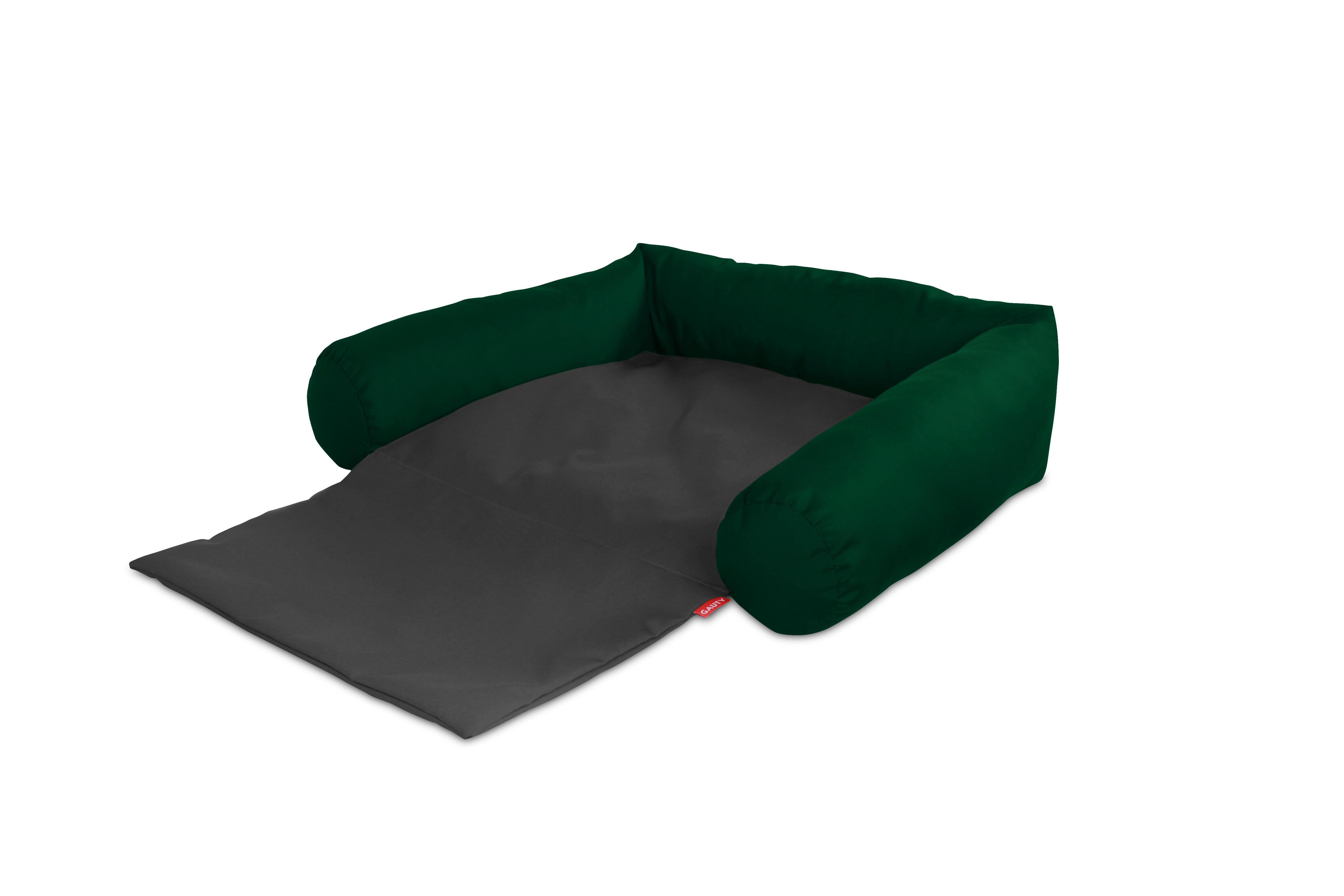 Gauty Cama para Perros y Gatos  Tela Impermeable - Verde y gris, , large Imagen numero 1