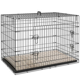 PawHut Jaula para Perro Negro