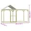 vidaXL Jaula gallinero madera impregnada pino y acero 6x1,5x2 m, , large indicador imagen numero 16