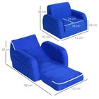 Sillón Homcom de diseño acolchado para perros color Azul, , large image number null