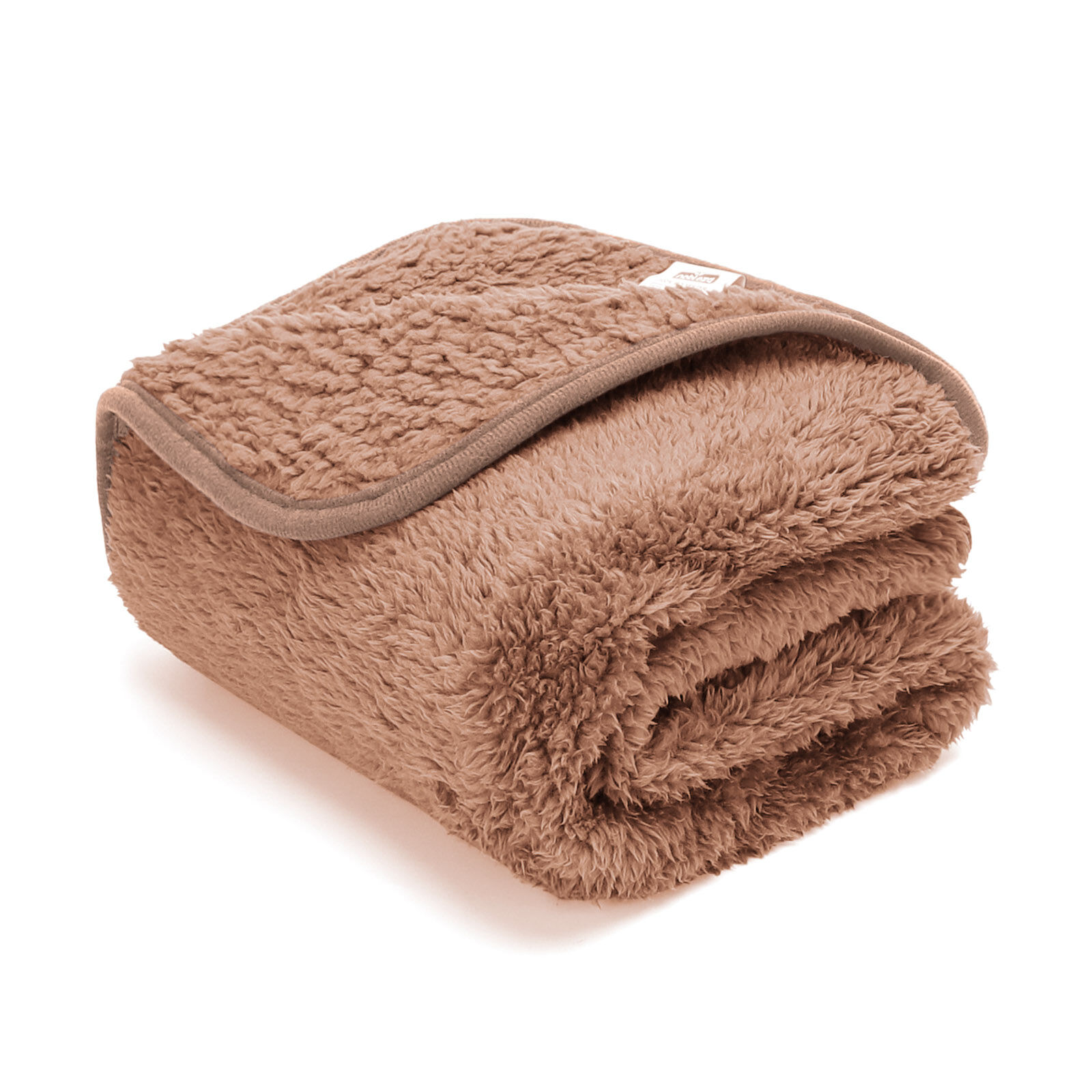 Nobleza Manta suave de Felpa Marrón para perros y gatos