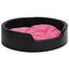 VidaXL Cama Negro y Rosa Con Coj&iacute;n para perros y gatos, , large indicador imagen numero 2