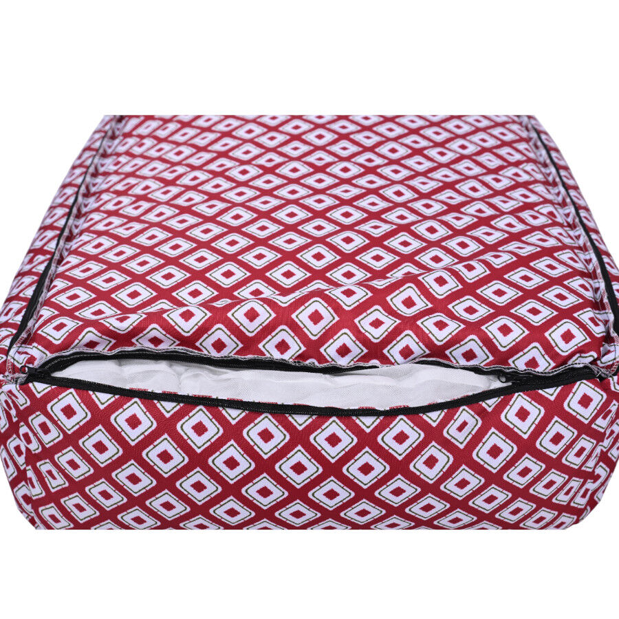 Leeby cama impermeable roja para perros, , large Imagen numero 7