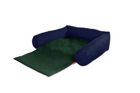 Gauty Cama Tela Impermeable azul y verde para Perros y Gatos 